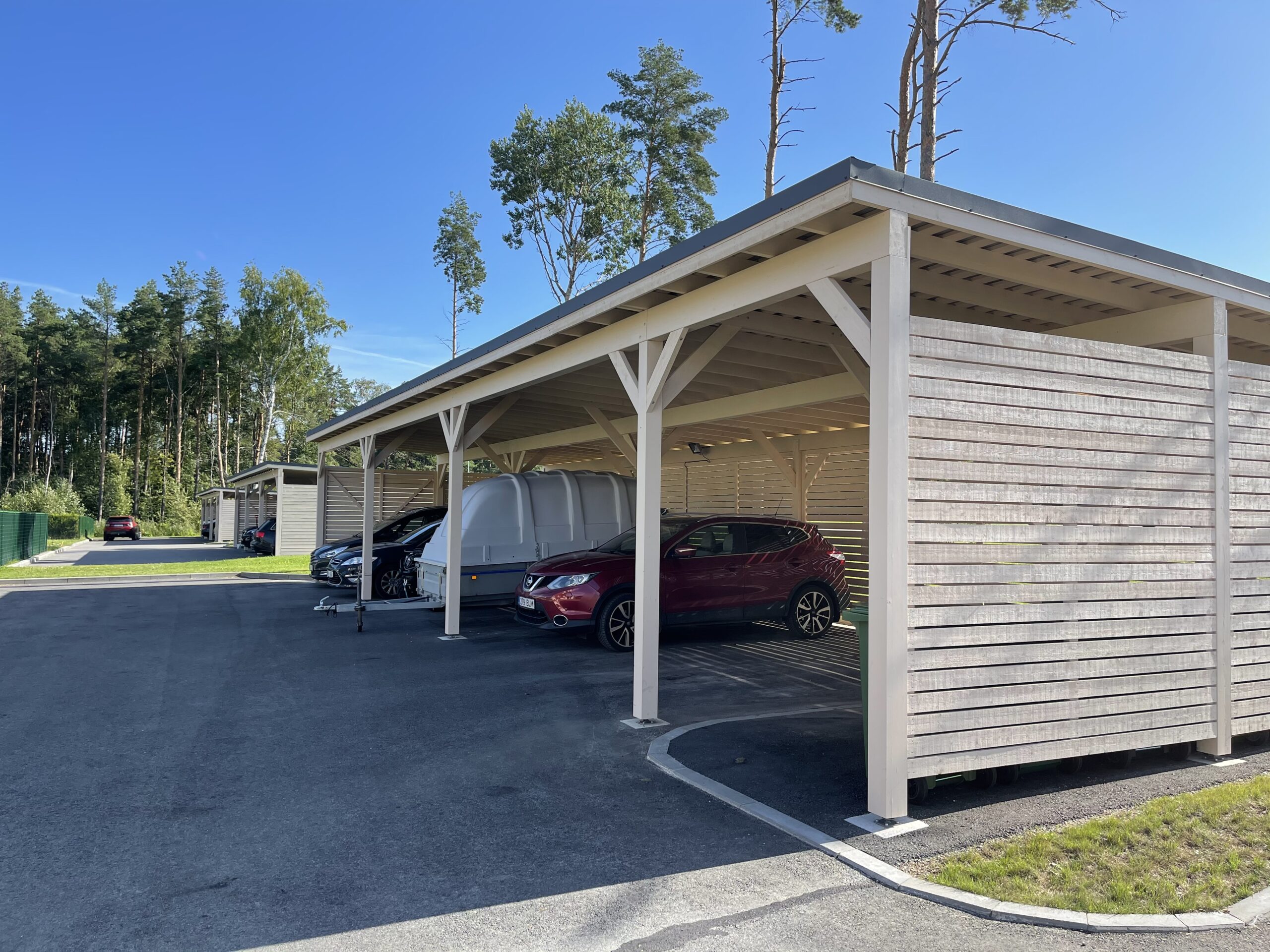 Carport for a Multi-Family House