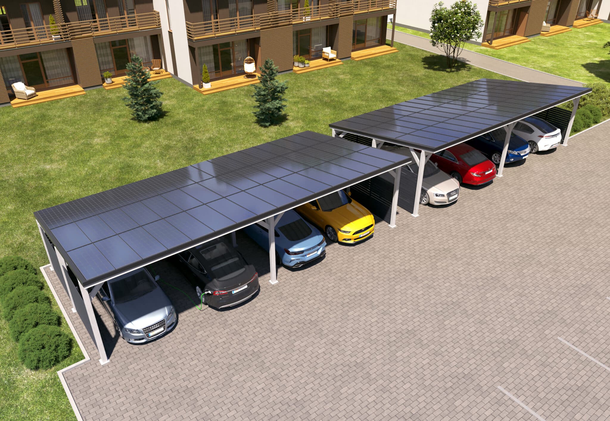 Solar Carports HolzbrüderCarports
