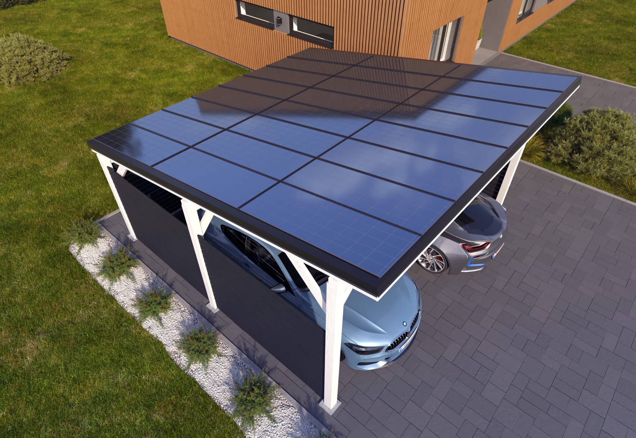 Solar Carports HolzbrüderCarports